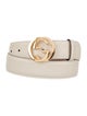 Gucci Interlocking G Logo Leather Belt