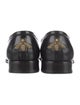 Gucci Bee Accent Leather Dress Loafers