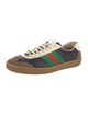 Gucci Web Accent Leather Sneakers