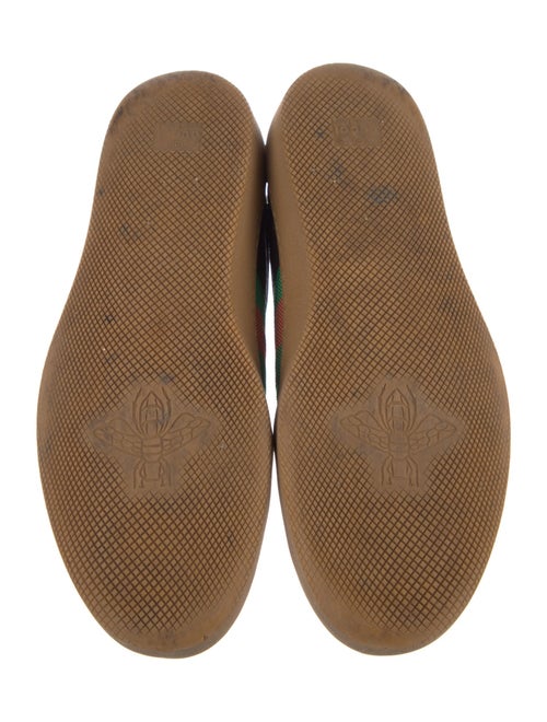 Gucci Web Accent Leather Sneakers