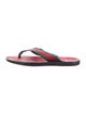 Gucci Web Accent Nylon Flip Flops