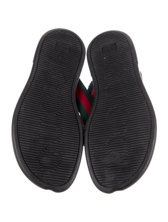 Gucci Web Accent Nylon Flip Flops