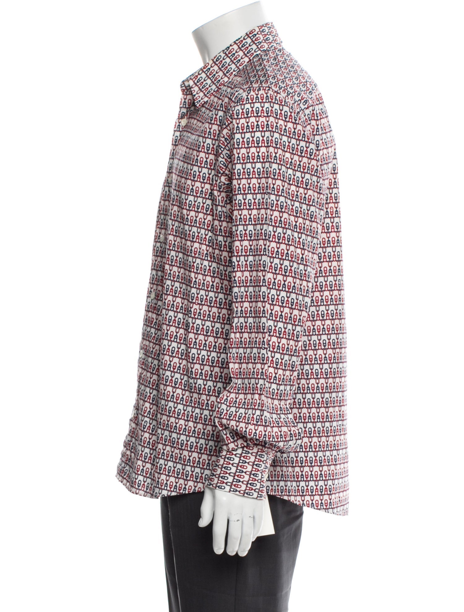 Gucci Printed Long Sleeve Shirt