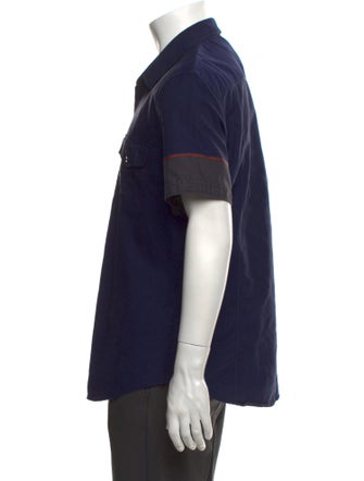 Gucci Web Accent Short Sleeve Shirt