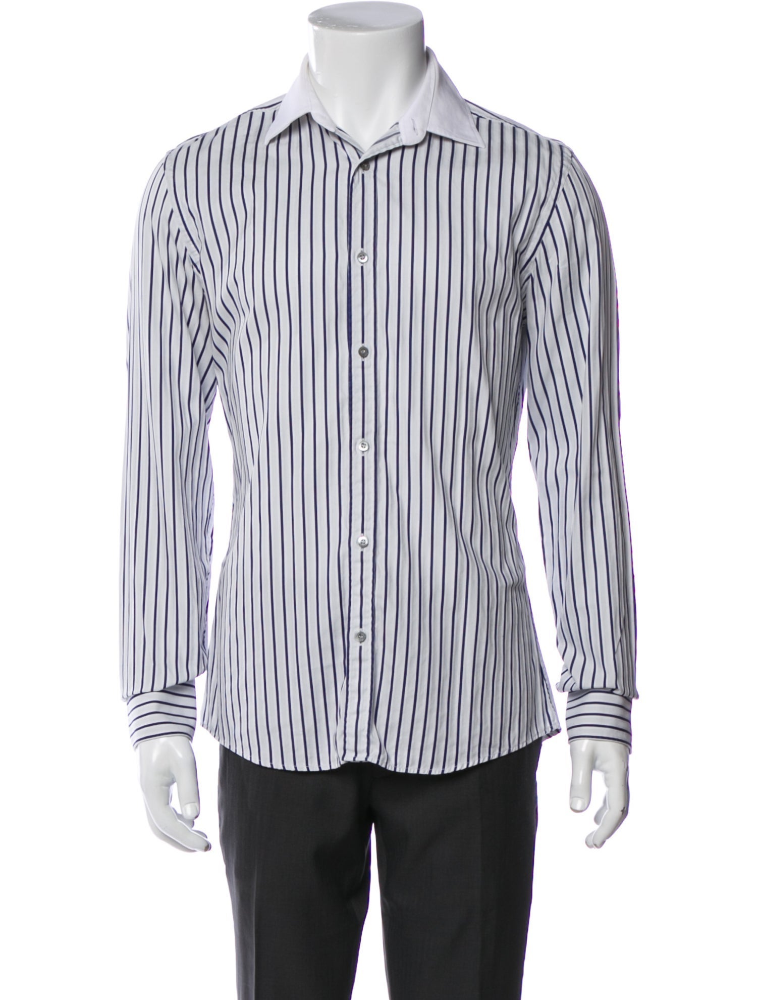 Gucci Vintage Striped Dress Shirt
