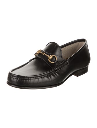 Gucci Horsebit Accent Leather Dress Loafers