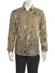 Gucci Flora Knight Print Long Sleeve Shirt