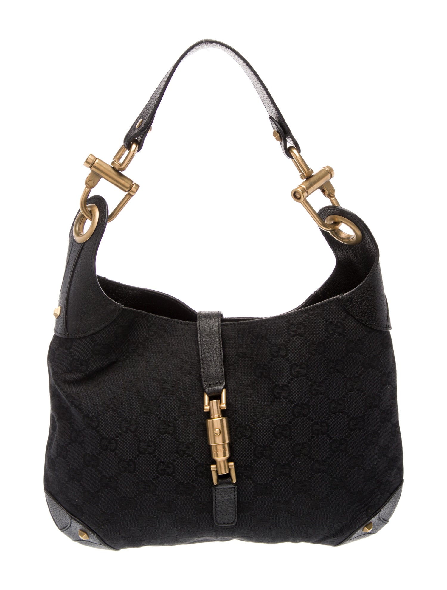 Gucci GG Canvas Nailhead Jackie