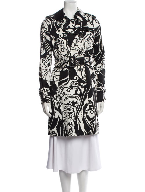 Gucci Floral Print Trench Coat
