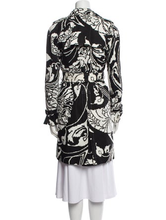 Gucci Floral Print Trench Coat