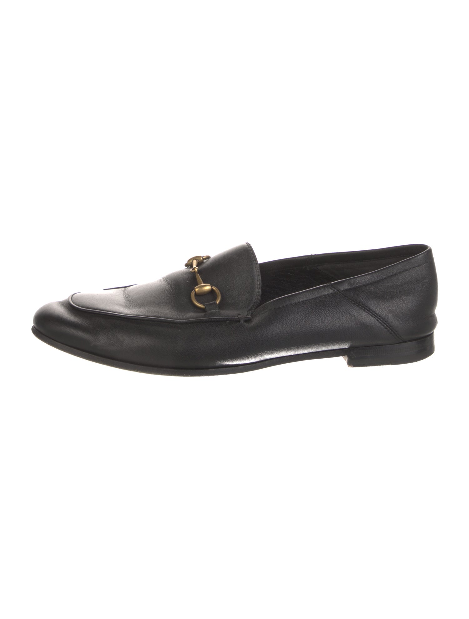 Gucci Horsebit Accent Leather Loafers