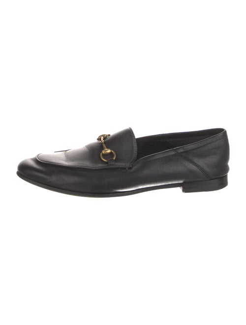 Gucci Horsebit Accent Leather Loafers