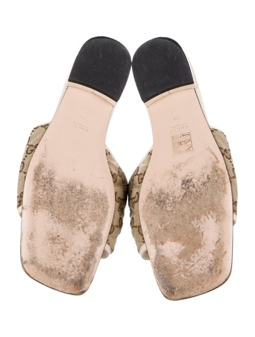 Gucci GG Canvas Slides