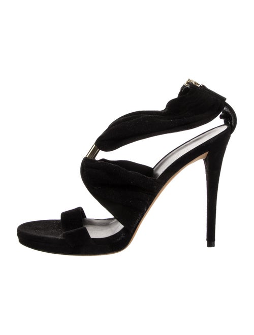 Gucci Suede Gladiator Sandals