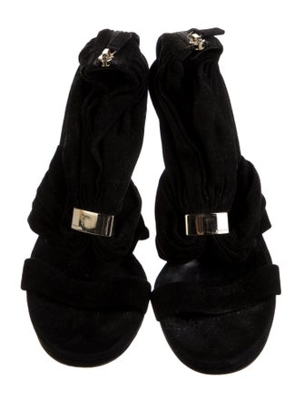 Gucci Suede Gladiator Sandals