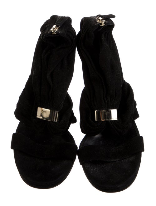 Gucci Suede Gladiator Sandals