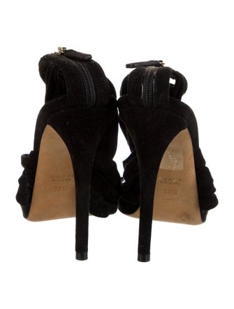 Gucci Suede Gladiator Sandals