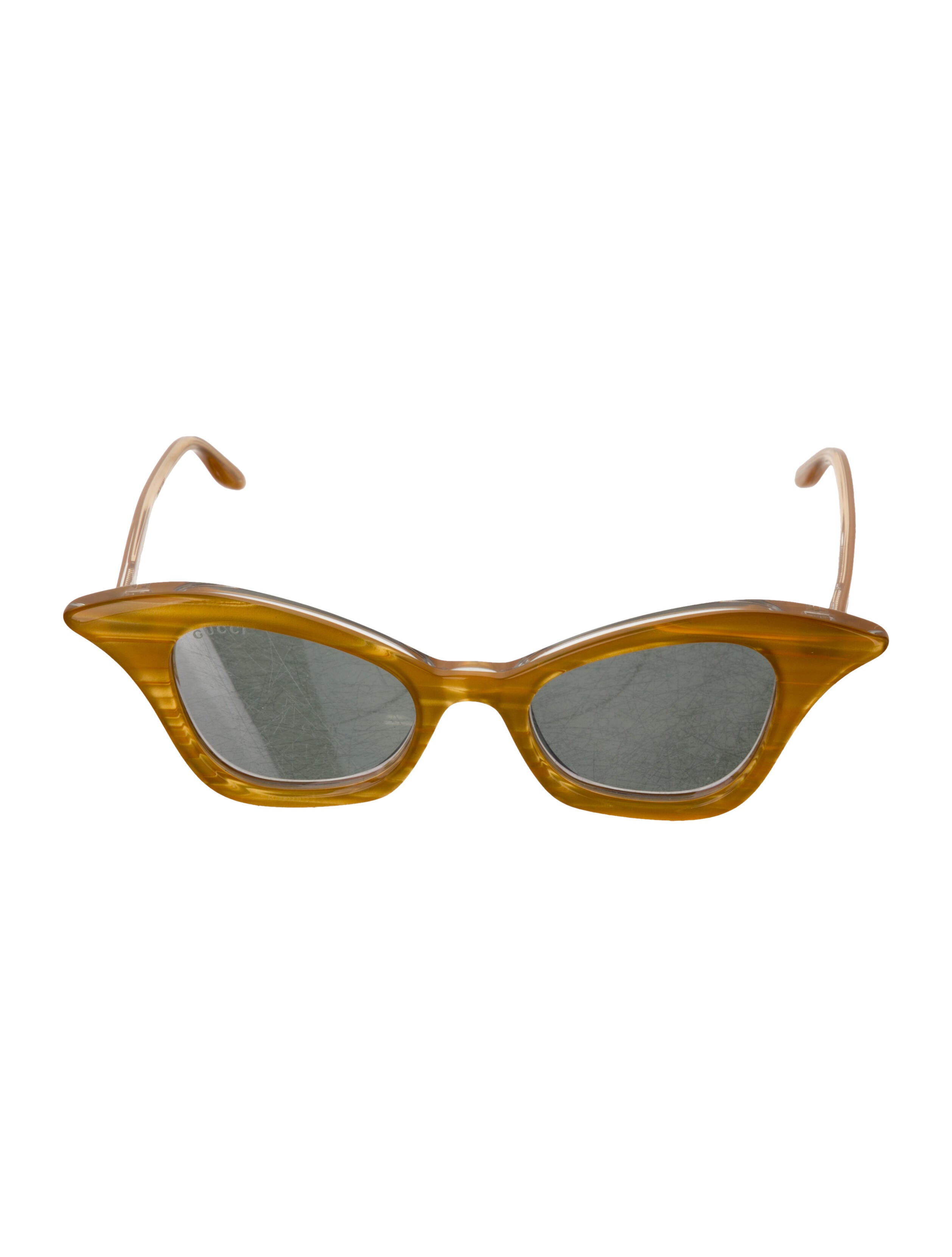 Gucci Cat-Eye Mirrored Sunglasses
