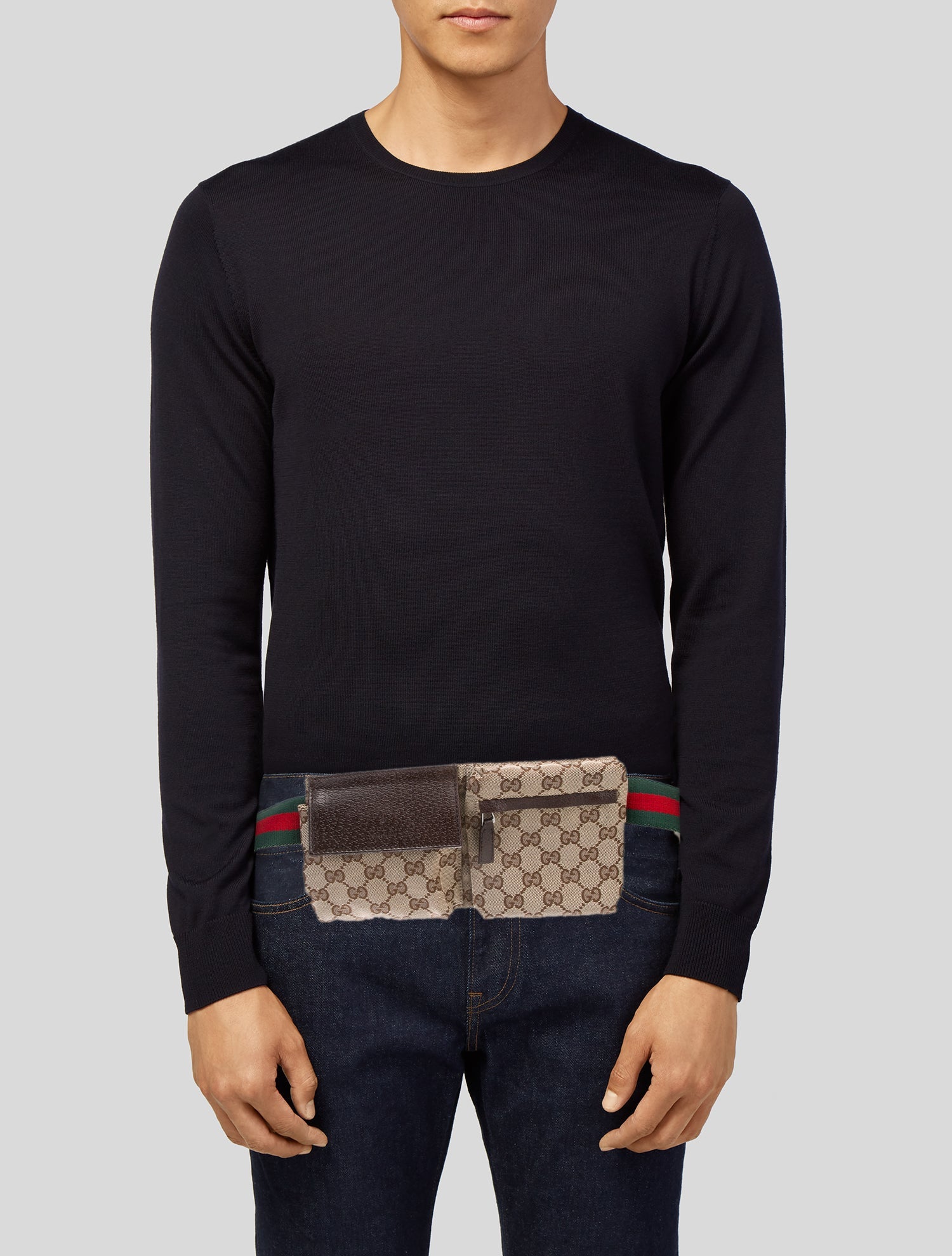 Gucci GG Canvas Double Pocket
