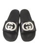Gucci Leather Printed Slides