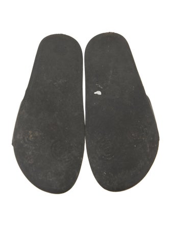 Gucci Leather Printed Slides