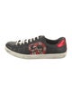 Gucci Leather Animal Print Sneakers