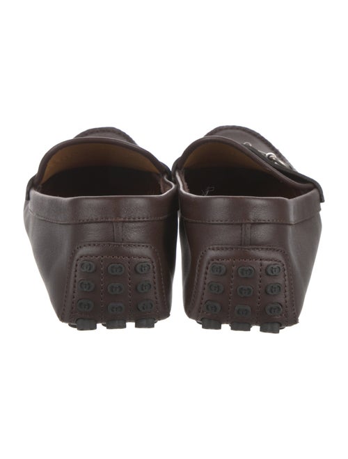 Gucci Horsebit Accent Leather Drivers