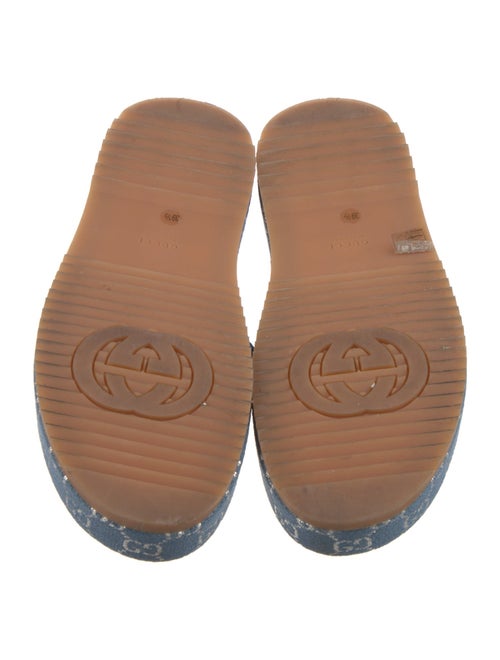 Gucci GG Denim Denim Slides