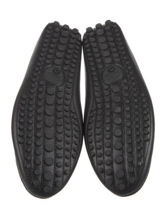 Gucci Web Accent Leather Drivers