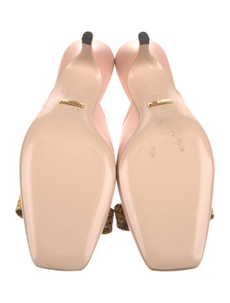 Gucci Interlocking G Logo Leather Mules