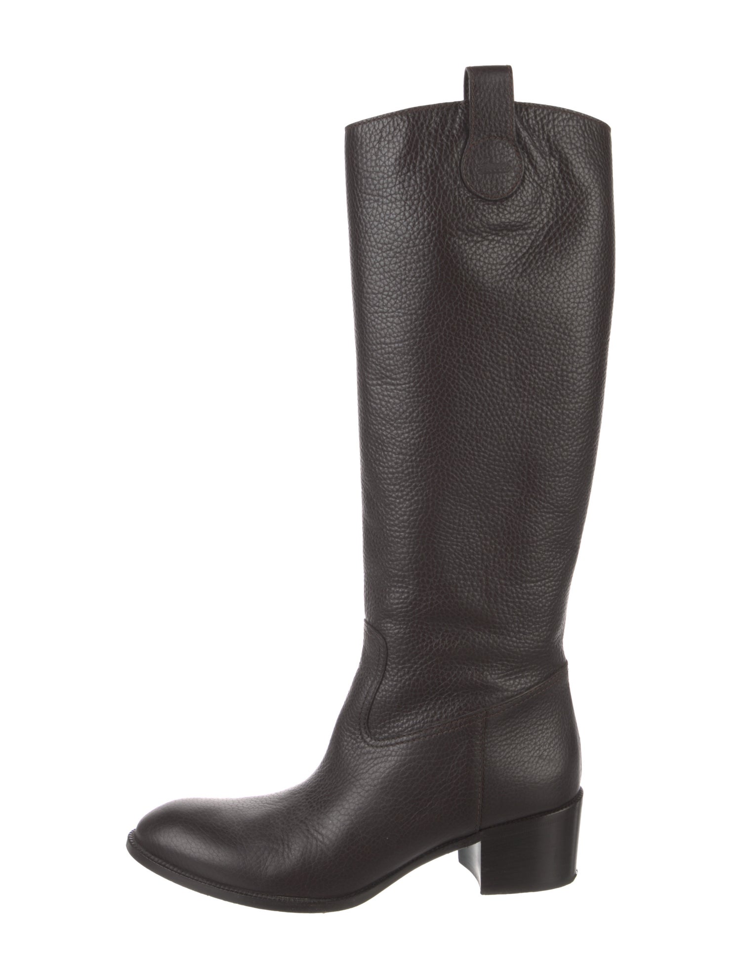 Gucci Leather Riding Boots
