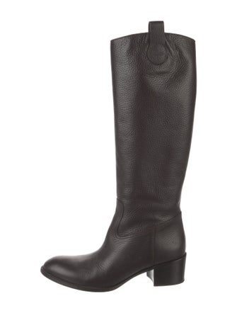 Gucci Leather Riding Boots