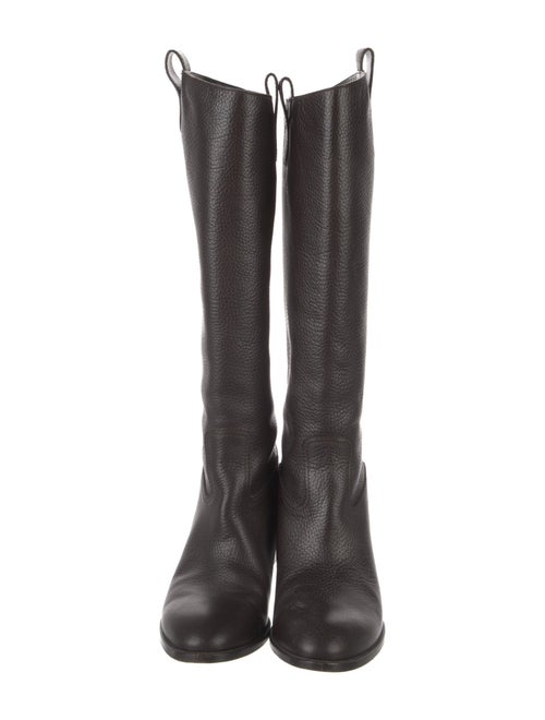 Gucci Leather Riding Boots
