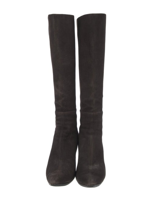 Gucci GG Canvas Suede Boots