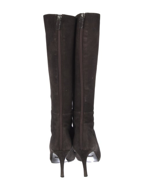 Gucci GG Canvas Suede Boots