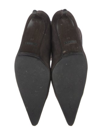 Gucci GG Canvas Suede Boots