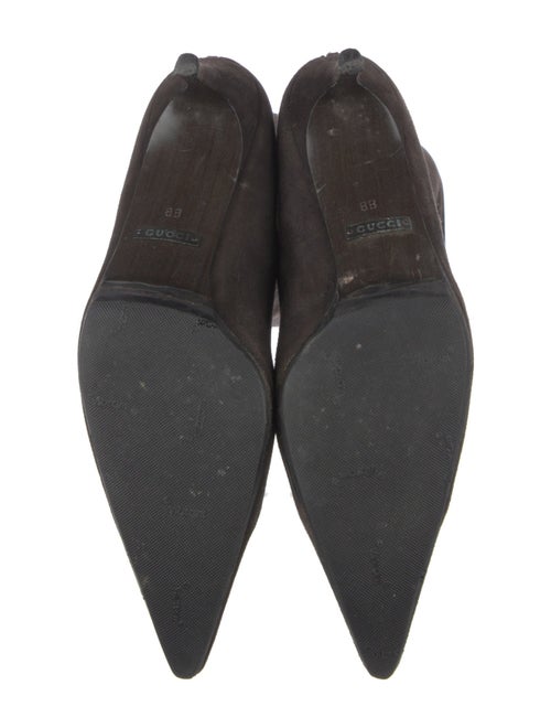 Gucci GG Canvas Suede Boots