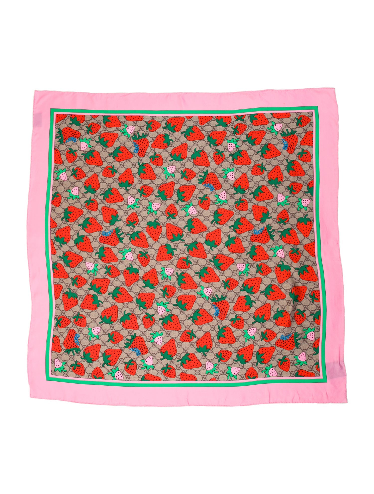 Gucci Silk Printed Scarf