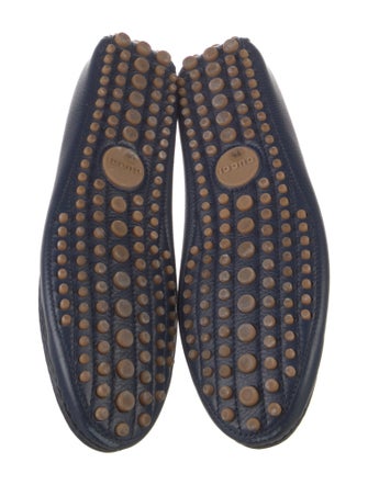 Gucci Horsebit Accent Leather Drivers