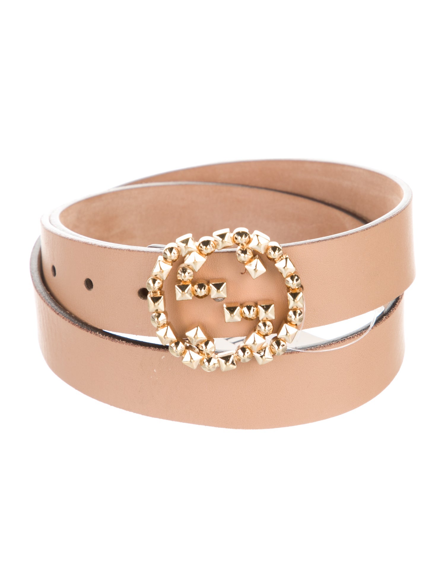 Gucci Interlocking G Logo Leather Belt