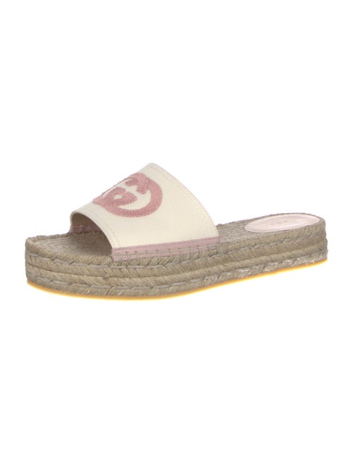 Gucci Interlocking G Logo Canvas Espadrilles