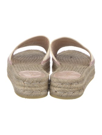 Gucci Interlocking G Logo Canvas Espadrilles