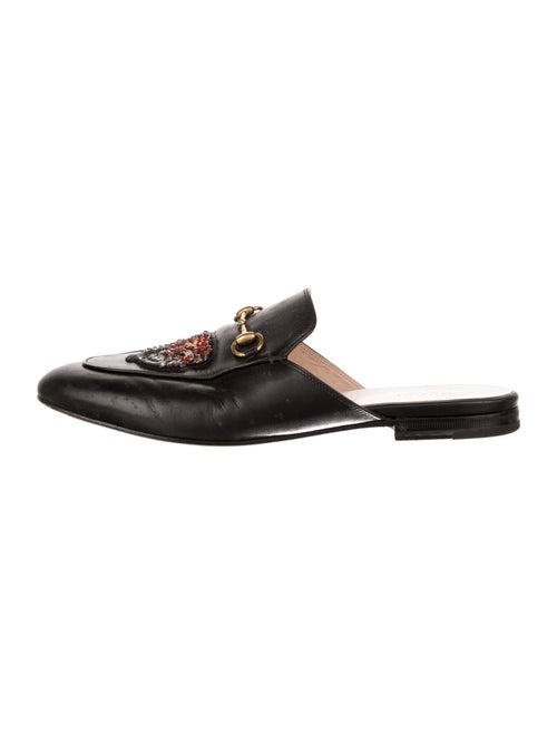 Gucci 1955 Horsebit Accent Leather Mules