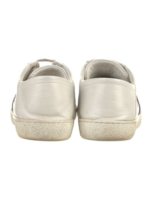 Gucci Sylvie Web Accent Leather Sneakers