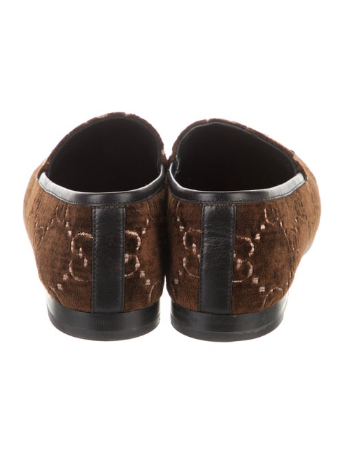 Gucci GG Logo Velvet Loafers