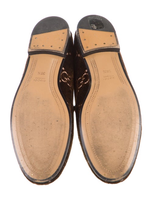Gucci GG Logo Velvet Loafers