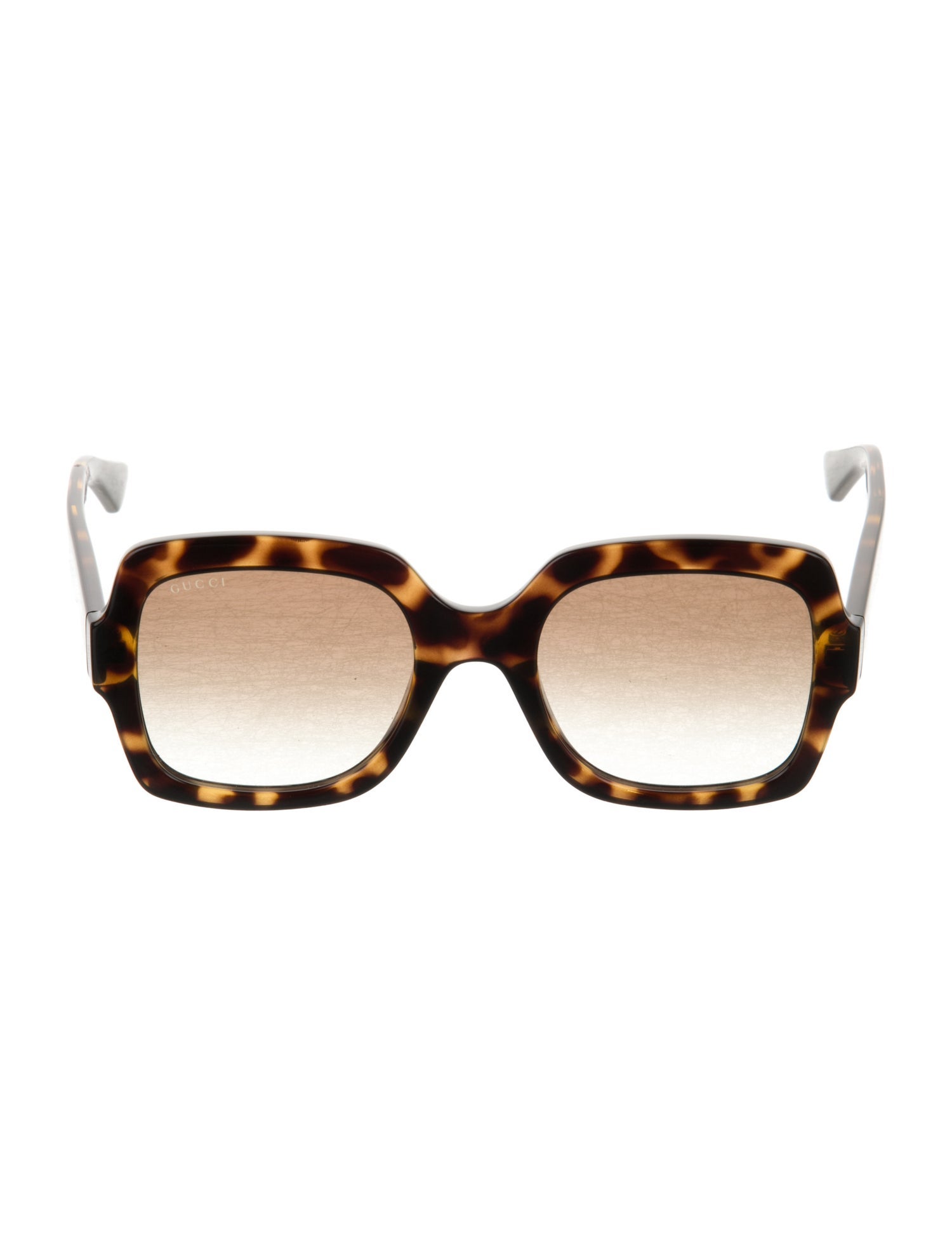 Gucci Web Accent Square Sunglasses