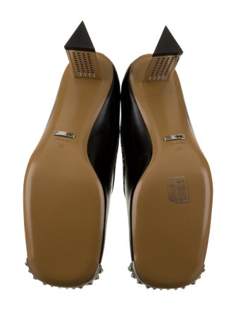 Gucci Leather Animal Print Pumps