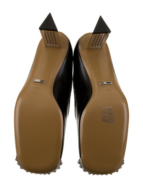 Gucci Leather Animal Print Pumps