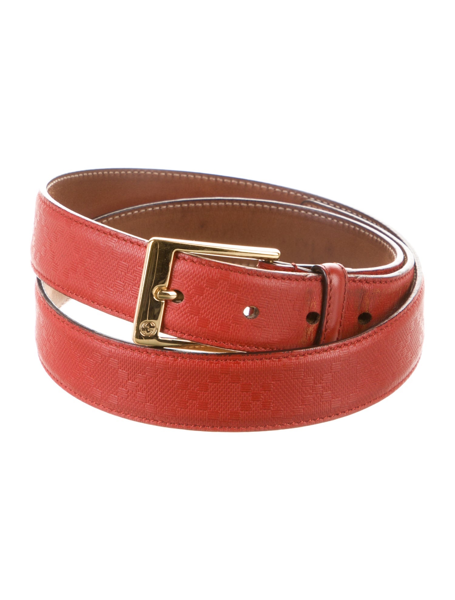 Gucci Skinny Leather Waist Belt